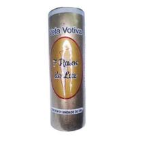 Vela Votiva 7 Dias Dourada - 260 Gr