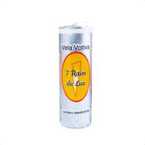 Vela Votiva 7 Dias Prata 260g Parafina Pura