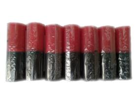 Vela Votiva Bicolor Vermelha E Preto 7 Dias Kit Com 6 Un - Velas cocar