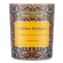 Vela votiva Carroll & Chan 100% cera de abelha Golden Delights