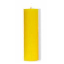 Vela Votiva de 7 dias Colorida Amarelo De 18cm - Quilo - São Jorge Fábrica e Distribuidora