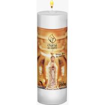 Vela Votiva Nossa Senhora de Fátima Com Linda Imagem 250g Vela Votiva Nossa Senhora de Fátima Com Linda Imagem 250g