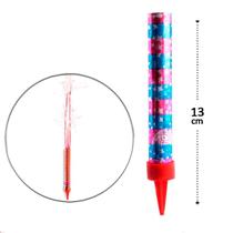 Vela Vulcão Cascata chá Revelação - Vermelho Vela Vulcão Cascata chá Revelação - Vermelho