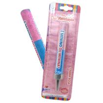 Vela Vulcão Revelação de Gênero com Chamas Rosa ou Azul Menino ou Menina