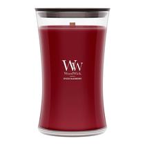 Vela WoodWick Amora Temperada Grande em Formato de Ampulheta Vela WoodWick Amora Temperada Grande em Formato de Ampulheta