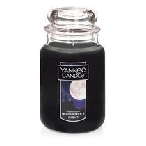 Vela Yankee Candle, Jarra Grande, Noite do Solstício de Verão, Preta