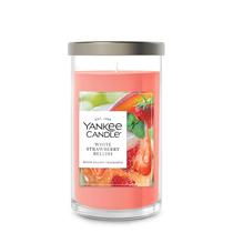 Vela Yankee Candle Medium Pillar 404 g de morango branco Bellini Vela Yankee Candle Medium Pillar 404 g de morango branco Bellini