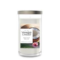 Vela Yankee Candle Medium Pillar Coconut Beach 340ml Vela Yankee Candle Medium Pillar Coconut Beach 340ml