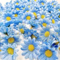 Velas 100xartificial azul artesanato margaridas margaridas tecido flores cabeças festa mesa de casamento scatters Velas 100xartificial azul artesanato margaridas margaridas tecido flores cabeças festa mesa de casamento scatters