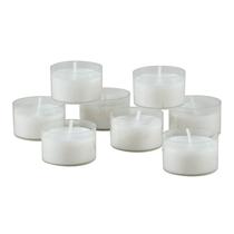 Velas à luz de chá Stonebriar White, sem perfume, 48 unidades
