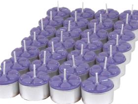 Velas Aromáticas 30 uni Aroma Jasmim Vela Rechaud