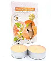 Velas Aromáticas Flor de Mandarim Vela Rechô Importada 6 un - Bispol Velas Aromáticas Flor de Mandarim Vela Rechô Importada 6 un - Bispol