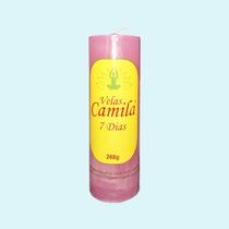 Velas camila 7 dias 268 gramas caixa com 15 unidades