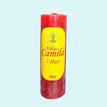 Velas camila 7 dias 268 gramas caixa com 15 unidades