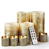 Velas cintilantes LED sem chama FURORA LIGHTING, pacote com 8