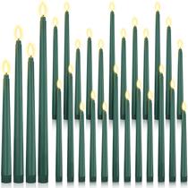 Velas cônicas de LED sem chama Rossesay, 24 unidades, operadas por bateria Velas cônicas de LED sem chama Rossesay, 24 unidades, operadas por bateria