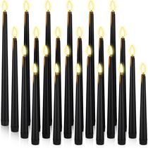 Velas cônicas de LED sem chama Rossesay com bateria de 32,8 cm a 21,8 cm Velas cônicas de LED sem chama Rossesay com bateria de 32,8 cm a 21,8 cm