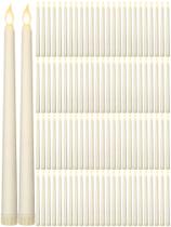 Velas cônicas sem chama Retisee 220 unidades de bateria LED Ivory Velas cônicas sem chama Retisee 220 unidades de bateria LED Ivory