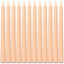 Velas cônicas Sihuida, laranja claro, 10 cm, sem perfume, sem gotejamento Velas cônicas Sihuida, laranja claro, 10 cm, sem perfume, sem gotejamento