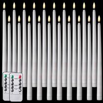Velas cônicas Tuanse LED Flameless 31,5 cm operadas por bateria Velas cônicas Tuanse LED Flameless 31,5 cm operadas por bateria