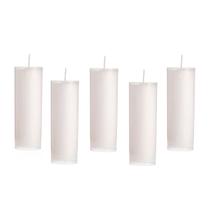 Velas De 7 Dias Branca 6 uni - Embalagem Tubo