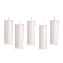 Velas De 7 Dias Branca 8 uni - Embalagem Tubo - Encanto Velas Decorativas