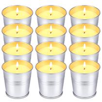 Velas de citronela KIYTARBOO 65 ml para ambientes externos e internos, pacote com 12