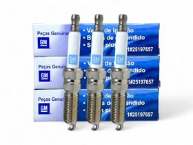 Velas de Ignição GM Original Onix 1.0 12V 2020/2025 - 3 unid Velas de Ignição GM Original Onix 1.0 12V 2020/2025 - 3 unid