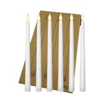Velas Eletrônicas LED Sem Chama Com Bateria 3/6 Peças Lâmpada Longa Piscante Para Decoração De Festa Velas Eletrônicas LED Sem Chama Com Bateria 3/6 Peças Lâmpada Longa Piscante Para Decoração De Festa