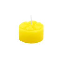 Velas Festas 12 unidades Amarela 7h 5x3 cm Decoração Festa