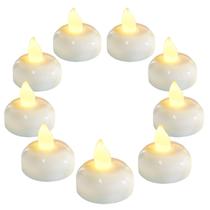 Velas Flutuantes LED Homemory - Sem Chama, Branco Quente - Pacote com 36