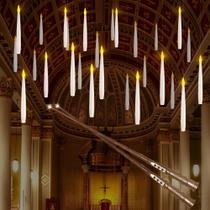 Velas flutuantes LUSHARBOR, pacote com 20 baterias de Halloween, LED Velas flutuantes LUSHARBOR, pacote com 20 baterias de Halloween, LED