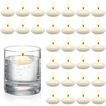 Velas flutuantes Nuanchu, 30 unidades, 3,8 cm, brancas sem perfume