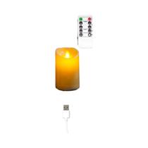 Velas LED Com Controle Remoto E Carregamento USB, Velas Dançantes Recarregáveis De 10, 12, 5 E 15 Cm