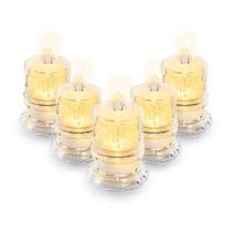 Velas Led Eletrônica Decorativas Festa Surpresa Kit 5 Uni.
