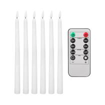 Velas LED Sem Chama Em Forma De Candelabro De 11 Polegadas, Operadas Por Bateria, Com Controle