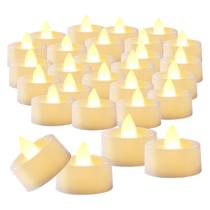 Velas LED sem chama para luz de chá BEICHI, pacote com 100 baterias Velas LED sem chama para luz de chá BEICHI, pacote com 100 baterias