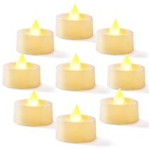 Velas LED sem chama para luzes de chá Homemory, pacote com 100