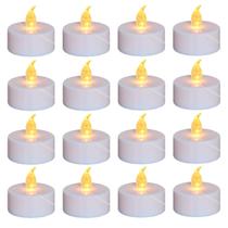 Velas LED sem chama para luzes de chá Nancia, pacote com 100 unidades, amarelo quente