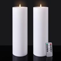 Velas LED sem chama Patiphan 30x10cm com temporizador à prova d'água Velas LED sem chama Patiphan 30x10cm com temporizador à prova d'água