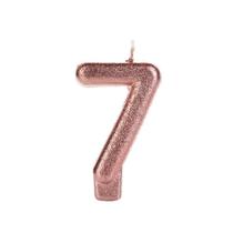 Velas Metalizadas Bronze c/Glitter - SilverFestas