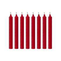 Velas Palito Branca e Coloridas 18cm- 16 unidades ( ESCOLHA A COR NA VARIAÇÃO)