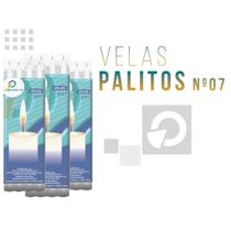 Velas Palito nº7 190gr (2 maços com 8 unidades cada)