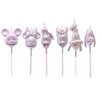 Velas para bolo de aniversario turma mickey rose gold disney