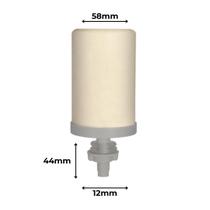 Velas Para Filtros de Barro Oasis Tripla Ação Premium Alcalina Carvão E Prata
