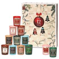 Velas perfumadas, calendário do advento, presente de 12 dias, 12x30ml