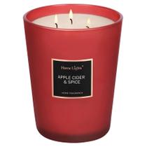 Velas perfumadas HomeLights Apple Cider & Spice 1L 130h 3Wicks