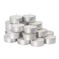 Velas rechaud brancas flutuantes com base - 50 unidades Velas rechaud brancas flutuantes com base - 50 unidades