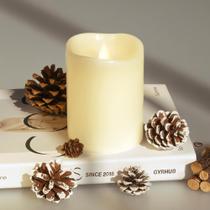 Velas sem chama GyrHub duram mais de 1300 horas Real Wax Ivory 5