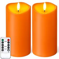 Velas sem chama NURADA Waterproof com temporizador remoto, pacote com 2